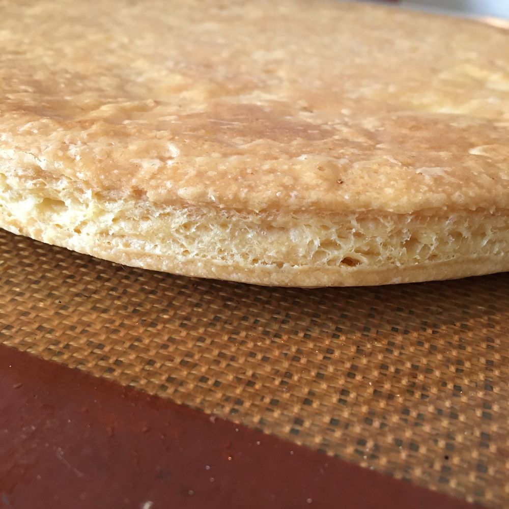 Pâte feuilletée caramélisée