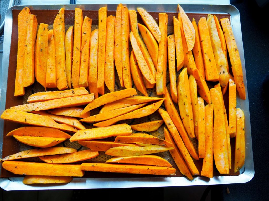 Frites de patate douce 